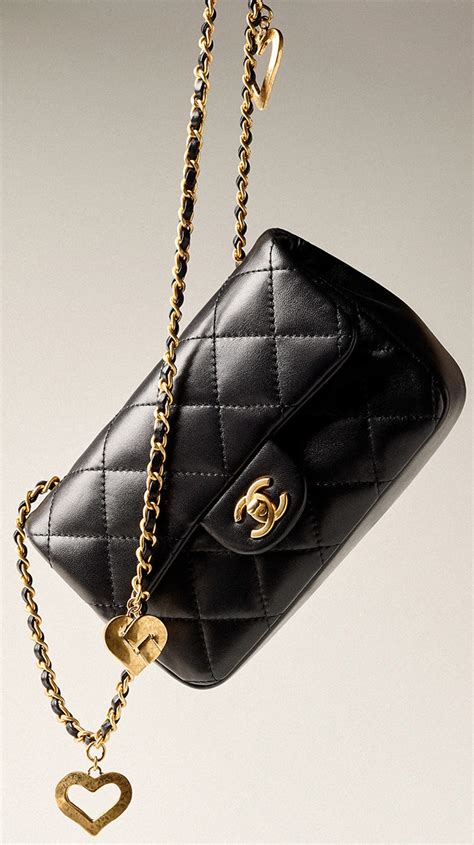 chanel mini with charms|chanel small bag with price.